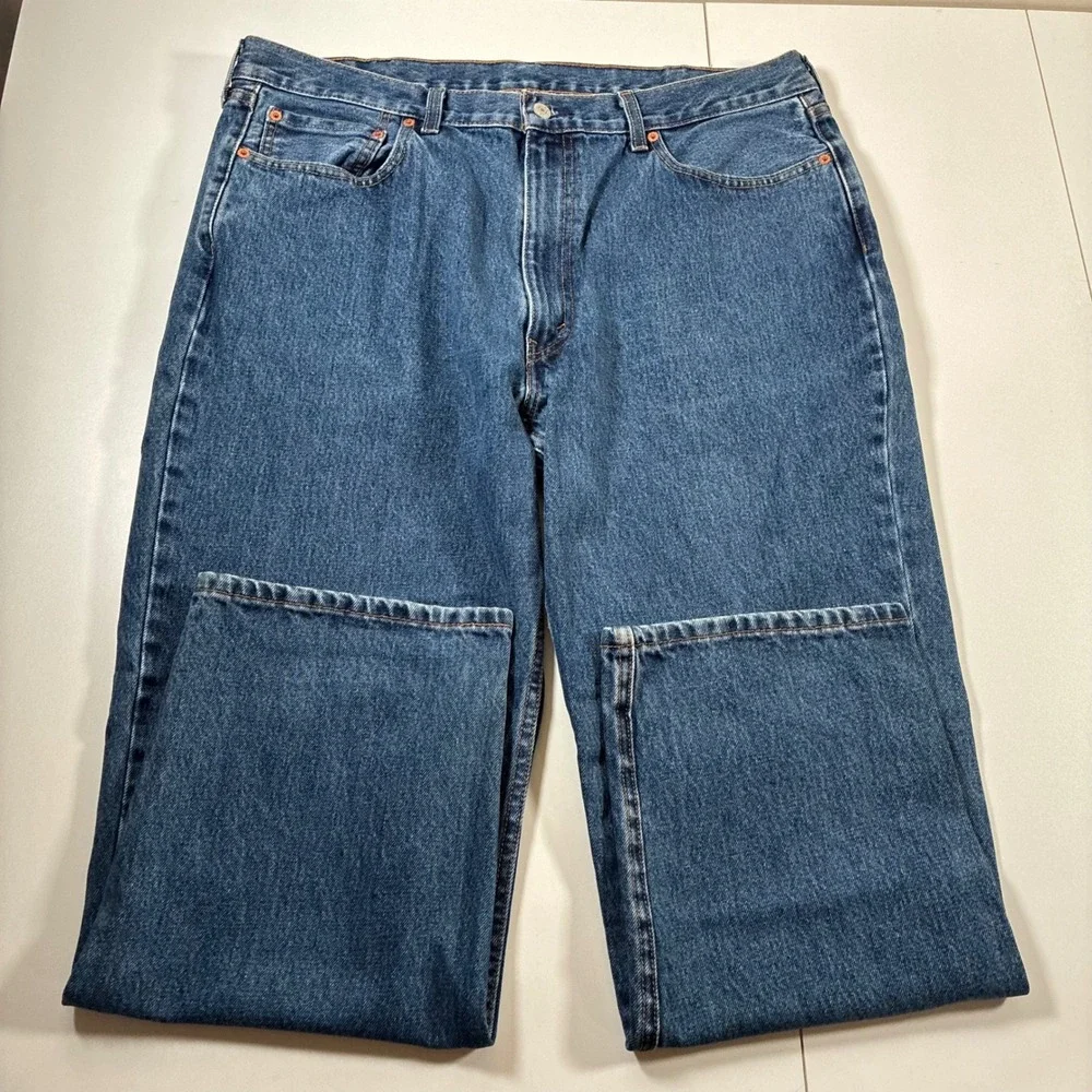 Levi's 550 Relaxed Fit Jeans 40x30 Blue Denim Tapered USA Cowboy